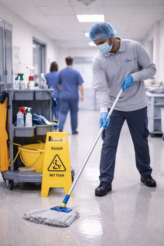 Raised access floor in data center